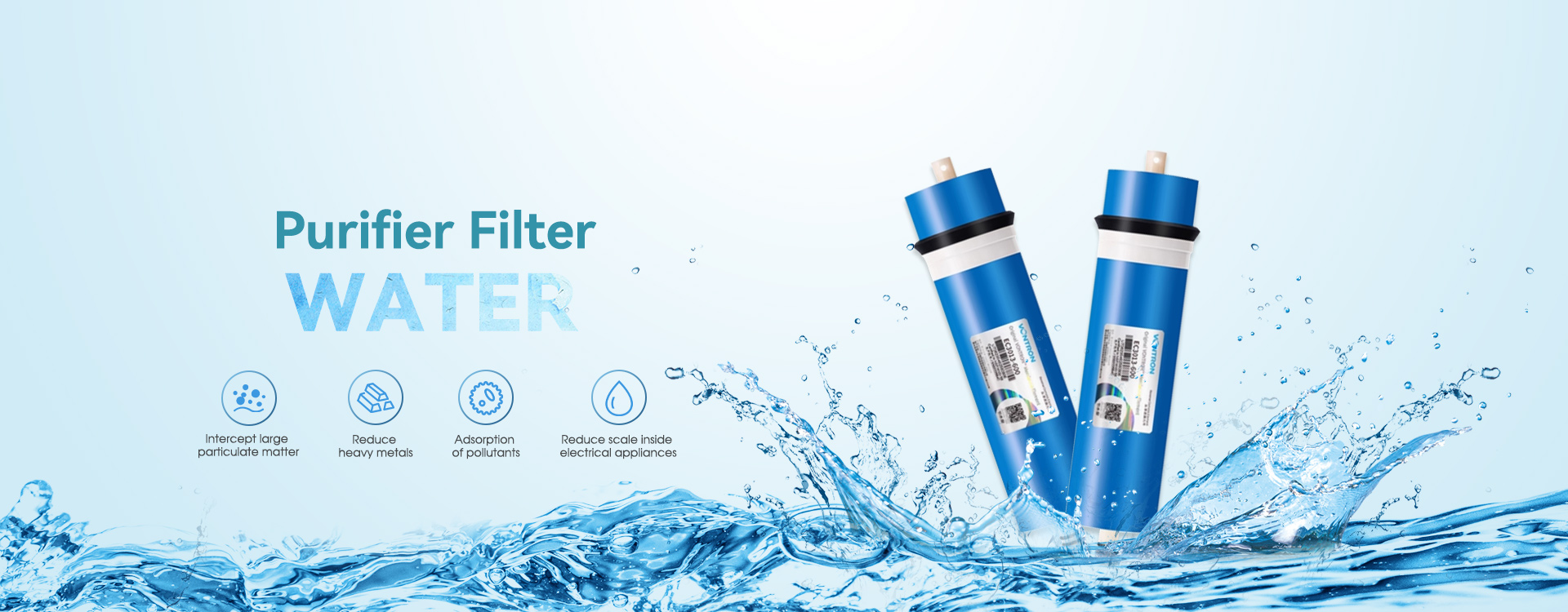 Proveedor de accesorios para purificadores de agua
