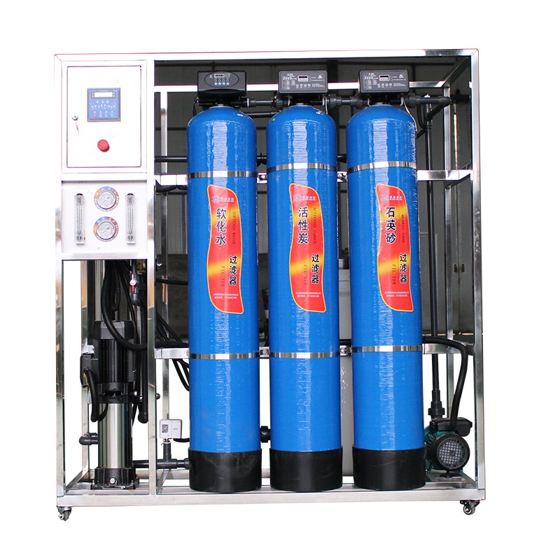 Equipos de tratamiento de agua ablandada.